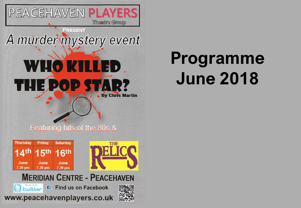 Programme:Who Killed the Pop Star? 2018